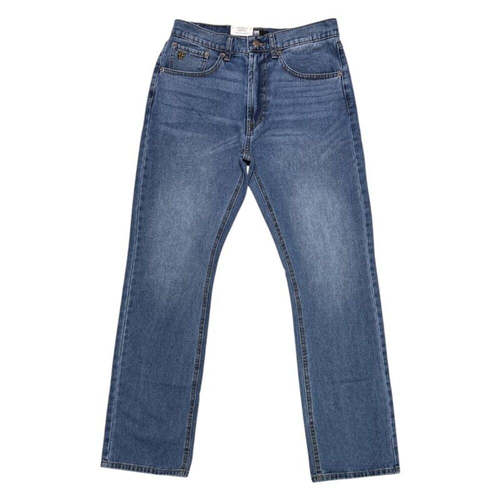Frye Men's Slim Bootcut 5-Pocket 100% Cotton Denim Jeans - Medium Wash